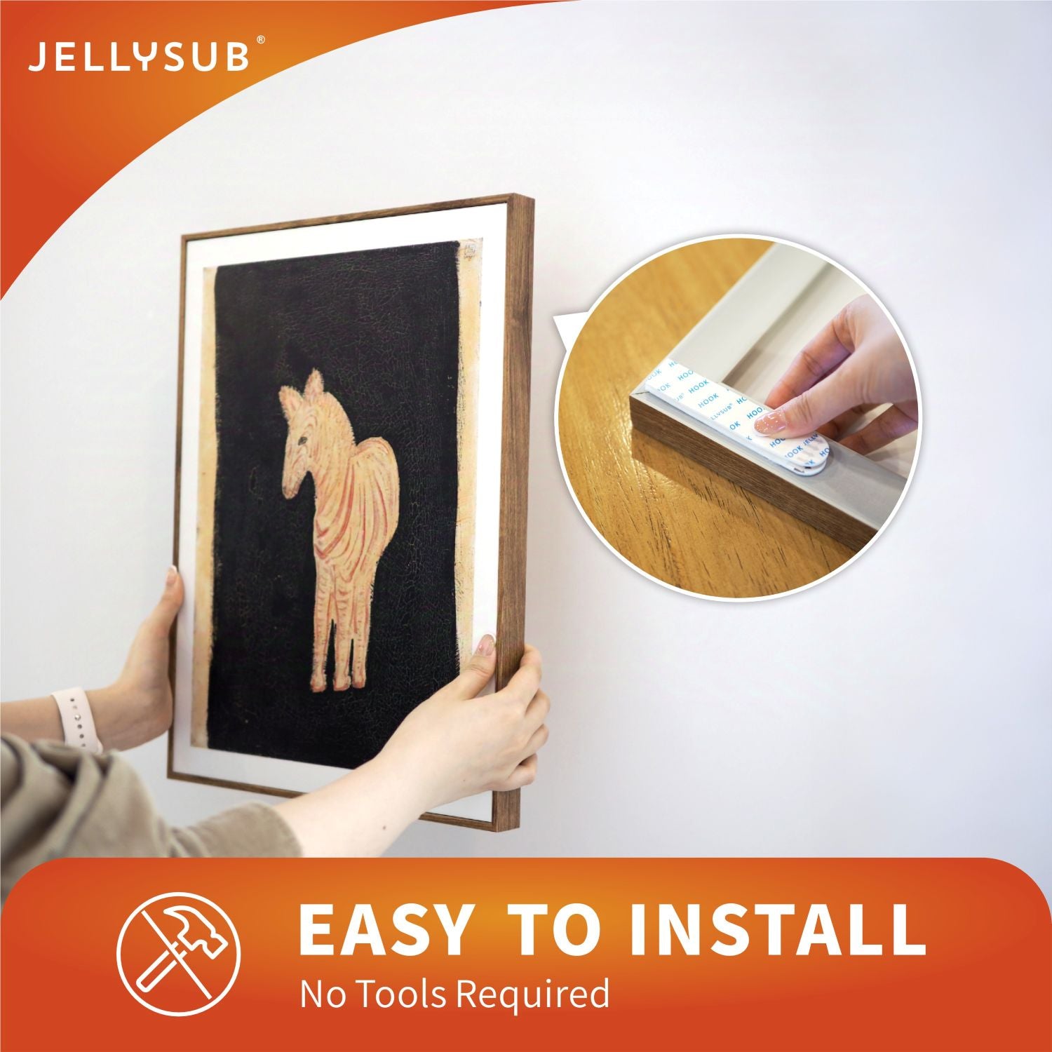 Medium Picture Hanging Strips with No-Nail Hold