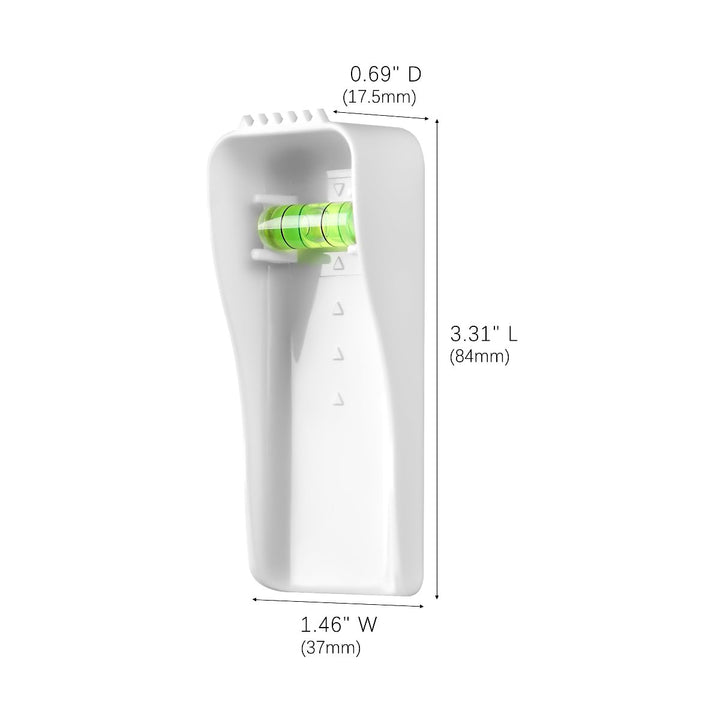 A flat display of a large canvas picture hanger with labeled dimensions.